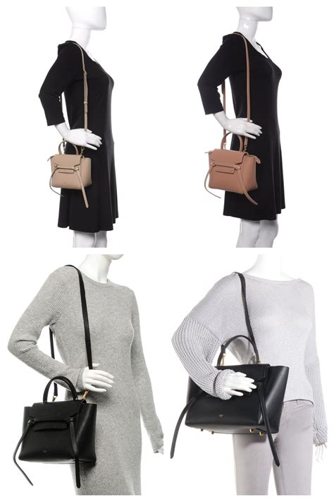 celine belt grey bag|celine belt bag size comparisons.